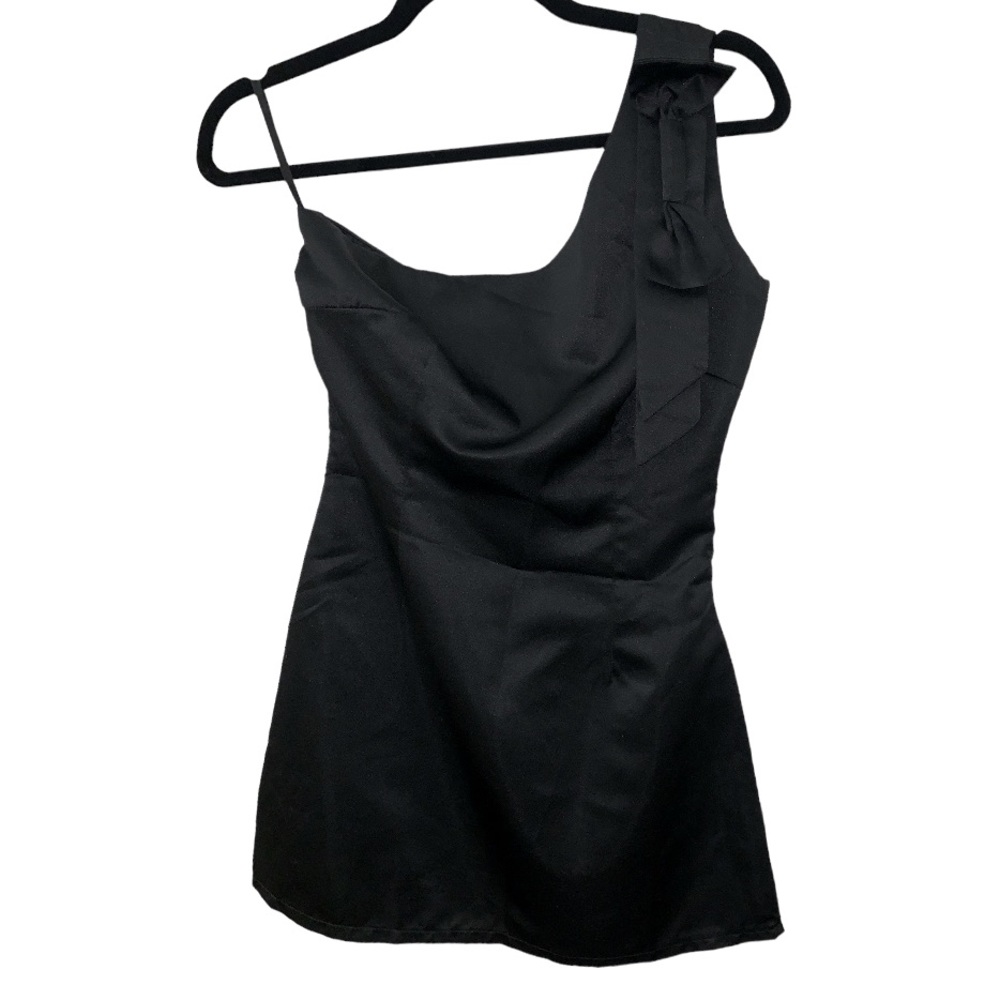 Dress One Shoulder with Accent Bow